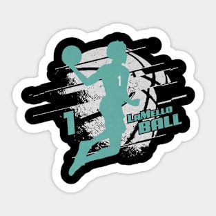 LaMelo Ball Charlotte Silhouette Sticker